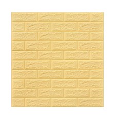 Sonio 軟質磚紋室內裝潢泡棉壁貼 5mm, 07 米色, 1個