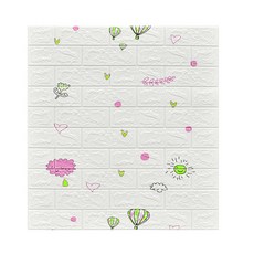 Sonio 防噪音可愛背景泡棉壁貼 長70公分 x 高77公分, TYPE02, 1個