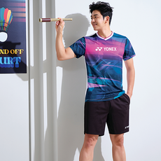 yonex 男款羽毛球短袖T恤 231TS015M