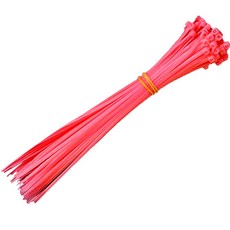 H.Cop 紮線帶 2.5 x 200 mm 100p, 橘色, 1個