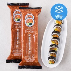 11시45분 숯불향 불고기 김밥 (냉동), 220g, 2개