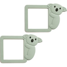 Ming Sham Life動物形狀粉彩開關蓋 2入, 綠色