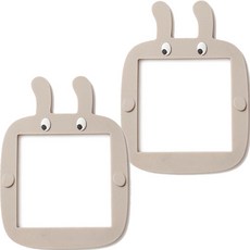 Ming Sham Life動物形狀粉彩開關蓋 2入, mokka