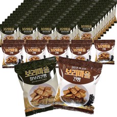 GEUM-PUNG CONFECTIONERY 大麥口糧餅乾 30g 50包+黑豆芝麻大麥口糧餅乾 30g 10包組, 1組