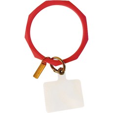 라니마켓 시크한 비비드 실리콘 핸드폰 손목 스트랩, 핑크, 1개