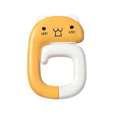 優質獨特 黏貼式掛鉤 S 包包掛架, 黃色喵, 1個