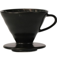 HARIO 好璃奧 V60 陶瓷咖啡手沖濾杯 02 霧面黑 VDC-02-MB-UEX, 單品
