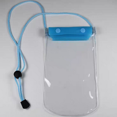 Lagenda 彩色掛脖手機防水袋, 天藍色, 1個