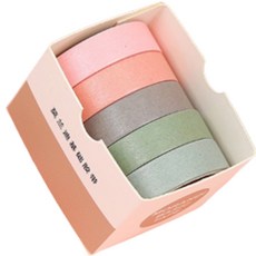 Life Bag 裝飾紙膠帶 5入, 蘭迪4, 1個