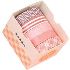 Life Bag 裝飾紙膠帶 5入, 基本3, 1個