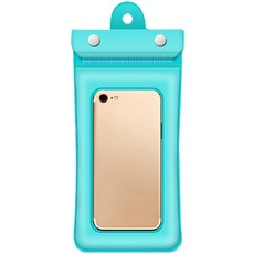 Lagenda 掛脖式彩色手機防水袋, 薄荷綠, 1個