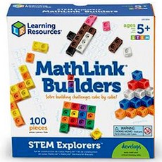 Learning Resources Mathlink積木玩具組 LER9294, 1套