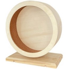 친절한마이쮸 햄스터 원목 골든 무소음 쳇바퀴 중형, 우드, 1개