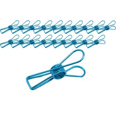 오즈니 캠핑 앵두전구 줄 고정 클립 20p 세트, 에메랄드, 1단, 1개