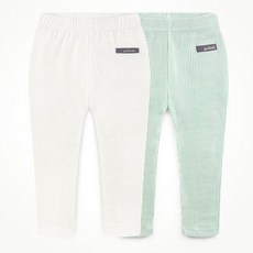 milk mile 童款素色簡約內搭長褲+棉花糖色系內搭長褲組