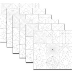 나음다름 대리석 타일 스티커 6p, 34