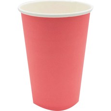 Swan直徑90紙杯 珊瑚粉 440ml, 100個