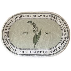 Markhas 北歐風格浴室地墊 Nice Day, 混色, 1個