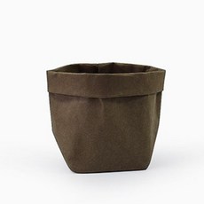 Lagenda 北歐風格紙質花盆底座, 深橄欖色