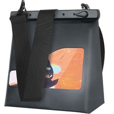 라젠다 숄더백 스타일 빅사이즈 방수팩, 블랙, 1개