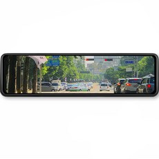 ICar 4K 2頻道後視鏡行車記錄器 29.5cm, platinum-s9