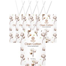 올레비엔 센티드 사쉐 옷장방향제 본품, 10g, 6개, 클린코튼