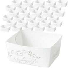 SAEROPNL I Home烘焙磅蛋糕模具紙墊 中, 50個, 白金