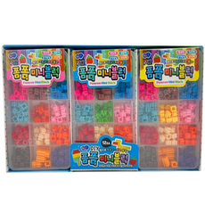 티엘스토리 아동용 DIY 실내 완구 폼폼 미니 블럭 12p 세트, 혼합색상, 1개