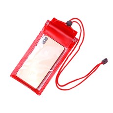 Royal Green 玩水手機防水袋, 紅色, 1個