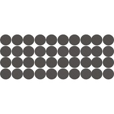 大海裕 卓越椅子沙發小物保護套 圓形 38mm, 40個, 混合色