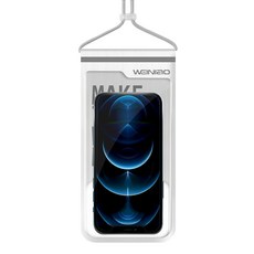 Rajenda 魔鬼氈手機防水袋, 白銀色, 1個