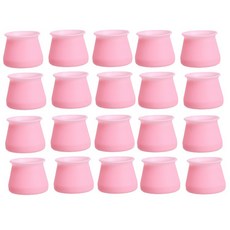 다해유 가정용 테이블 의자 보호매트 20p, 핑크색, 20개