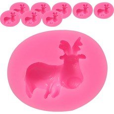 DB 紅鼻子魯道夫 1孔矽膠模具 9入, 單一顏色