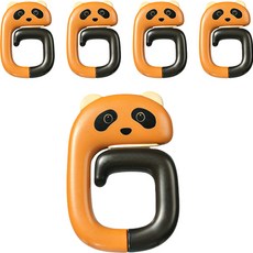 Lollyhome 便攜式包包掛鉤支架, 5個, 橘色