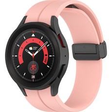 아이엠판다 스마트워치 스트랩 폴딩버클 밴드 20mm L, 라이트핑크