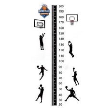 Mellaneu 籃球身高測量貼紙, 01