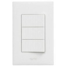 Legrand 羅格朗 Apella 3孔開關 白色, 2個