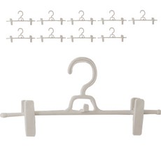 Reihufruits裙子褲子衣架, 灰色, 10個