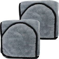 닥터블랭크 강아지 핸드 극세사 수건 2p, 라이트그레이