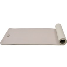 Ohgym TPE 寬版優質雙面瑜珈墊 8mm, 石色 + 泥色, 1個