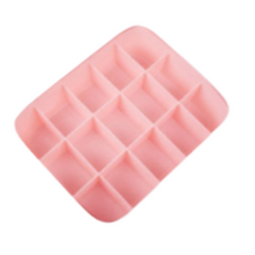 Roywing 多用途抽屜內衣襪子收納整理盒 15格, 粉紅色, 1個