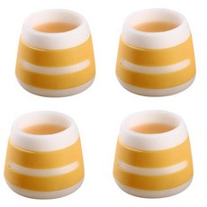 고민고밍 소음방지 커버 4p, 옐로우 화이트