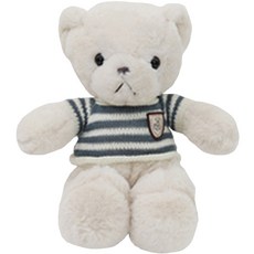 아이아라 시리즈 애착인형, 42cm, 6 줄무늬파랑니트곰, 1개