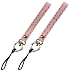 데일리리빙 휴대폰 숄더 스트랩, 핑크, 2개