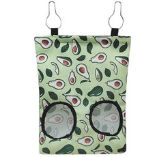 펫플로우 과일 패턴 기니피그 토끼 건초 가방 L, 아보카도, 1개