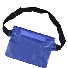 Royal Green 海灘手機腰掛防水包, 藍色, 1個