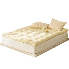 ARPEGGIO BASIC Happy Smile 鋪棉床墊, 奶油黃