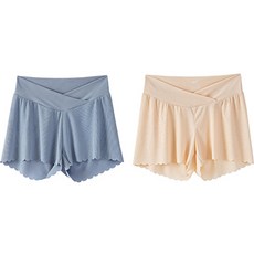 오티온 와이드 루즈핏 임산부 속바지 2p 세트