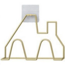 마크하스 하우스 욕실화 걸이 1단, 골드, 1개