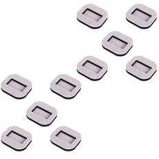 마켓감성 풀리 바퀴 의자 발 커버 롤러 사각 펠트형 홀더 5개 x 2p 세트, 그레이, 10개